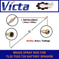 BRASS SPRAY ROD ADJUSTABLE FOR VICTA TL20 TS20 T20 BATTERY SPRAYER ROD BATANG PAM RACUN BATERI SPARE