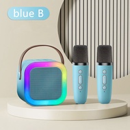 K12 Wireless Bluetooth Speaker with Microphone Dual Karaoke Speaker 3D Stereo Amplifier Mini Speaker