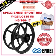 SP522 RCB Racing Boy Enkei Sport Rim Y125 / LC135 5S 140/160X17 SIAP BEARING BUSH (FREE T-SHIRT ENKE