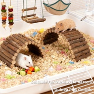 Extra Large Wooden Hamster Crawling Pavilion Landscaping Hiding House Pet Supplies 26.. 31 D8OW
