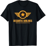 Funny Desantis Airlines Political Fashion Men T-Shirt