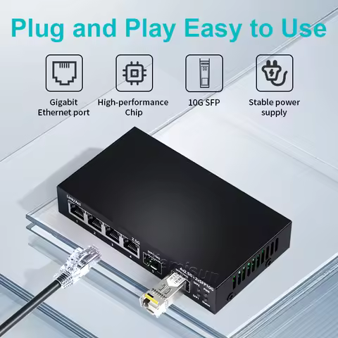 2.5GBASE Managed Switch with 4/8-port 2.5Gb Ethernet 2- port 10G SFP+ for IPCamera/NVR