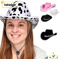 HSHELPH Cowgirl Hat Women Fashion Cosplay Costume Party Performance Sequin Cowgirl Hats