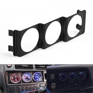 (XDRP) Triple 52mm x 3 Gauge Holder Pod Panel - Standard Stereo Radio Slot Single Din Universal