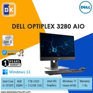 Dell Optiplex 3280 AIO i3-10105T,4GB,1TB+512GB,21.5" FHD,W11H,1YR