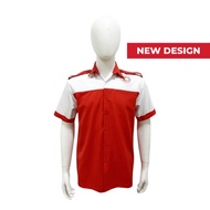 Outpost Corporate Shirt/F1 Shirt/Baju Korporat Pegawai Lelaki Bulan Sabit Merah Malaysia (BSMM) - Ne