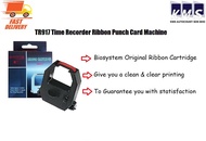 Biosystem TR917 Time Recorder Ribbon Punch Card Machine Time Clock Refill Ink / KEY