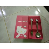 Doorgift/goodies murah set sudu (spoon set Hello kitty dan Minions) majlis kahwin tunang akikah hari jadi