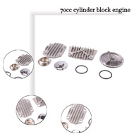 50cc 70cc 90cc 110cc Motorcycle Oil Cooler Adapter Engine Cylinder Cover Horizontal Engine Adapter E