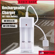 Universal USB Output 2 Slot Rechargeable Battery Charger For AA / AAA Batery Quick Charger