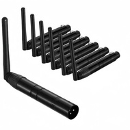 Black Long dmx512 Wireless Receiver Transceiver 2.4g dmx512 Transceiver For Stage Lights