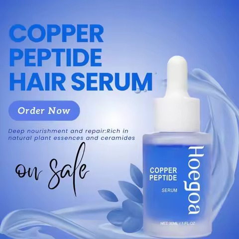 Copper Peptide Hair Density Serum Deep Nourishment And Moist For Damage Hair Treatment,anti-hair Los