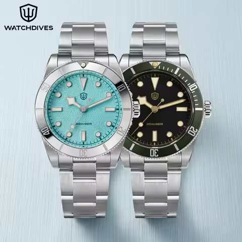 Watchdives WD7922 BB54 Watch VH31 Sweep Second Movement Quartz Watch Sapphire Crystal C3 Luminous 20