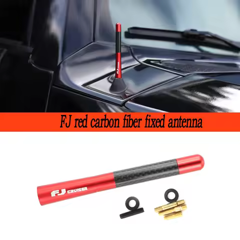 Car Short Antenna, 4.7 Inch Auto Radio Antenna for Toyota FJ CRUISER AM/FM Reception, FJ Replacement