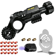 Metal Fidget Gun for Adults - Alloy EDC Fidget Spinner Gun with Reusable Shells3 & Bullets20, Slider