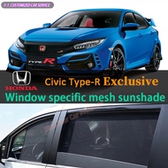 Honda Civic Type-R FL5 car window magnetic sunshade, mosquito proof side curtain, sun protection and