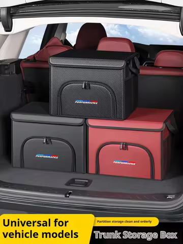 Car trunk large capacity Foldable storage box shoe storage organizing box For BMW M Performance E46 