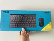 Bộ phím chuột không dây Rapoo 8000M - Hàng Chính Hãng