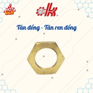 Copper rivet - Copper thread rivet - HEXAGONAL BRASS SCREW