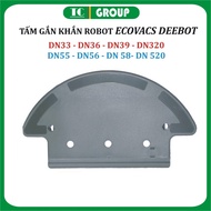 Cleaning Cloth Base Plate, Mop for Ecovacs Deebot DN33, DN39, DN320, DN36, DN55, DN520 robot vacuum 