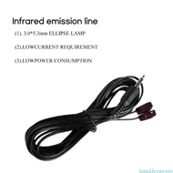jenniferag.my 3 5mm Dual IR Infrared Remote Control Receiver Extension Cable Extender for TV Set IR 