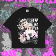 Boxy Oversize AHYEON BABYMONSTER WE GO UP Series Tee Boxy Shirt