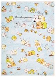 角落小顆伴 - 角落生物文件夾A4 角落小夥伴A4文件夾 (blue music) Sumikko Gurashi 文具文件收納夾 文件夾 File & Folders (日本文具) 平行進口