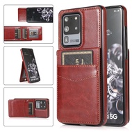 Flip Leather Phone Case for Samsung Galaxy S24 S23 S22 S21 S20 Ultra Plus S10 S9 S8 Plus S21 FE S20 