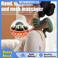 Rechargeable Wireless Electric Neck Massager Human Hand Design