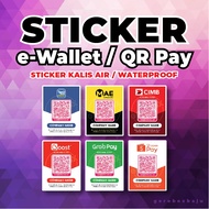 💜 Sticker e-Wallet / QR Pay / Waterproof Sticker / Kalis Air 💜