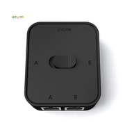 2 Port RJ45 LAN CAT6 Network Switch  1000Mbps 2 in 1 Out/1 in 2 Out Internal External Network Switch