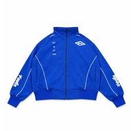 WP COMPANY - TRACK JACKET DOUBLE ZIPPER ELECTRIC BLUE