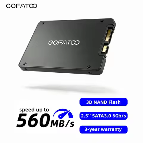 GOFATOO 2.5 Inch SATA III SSD 120GB 128GB 240GB 256GB 480GB 512GB Internal Solid State Drive Max 550