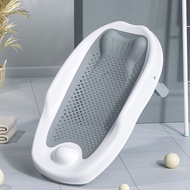 【SG STCOK】0~3 Years Anti Slip Baby bath tub / Newborn Adjustable Bath Net Seat Cushion With Stand / baby bath seat/baby bath chair/baby bath tub foldable嬰兒浴架