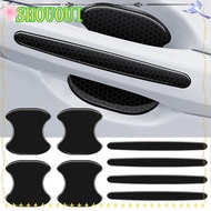SHOUOUI 4/8pcs Car Door Handle Bowl Universal Self-adhesive Door Handle Protector Cars Sticker