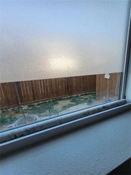 1卷霧面玻璃窗隱私膜,可拆卸,防窺,靜電貼附,熱控,防紫外線,防眩光,理想用於家庭,淋浴和辦公室