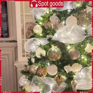 WIN 26cm 29 52ft Christmas Flower Wreath Mesh DIY Christmas Tree Ribbon Decorations