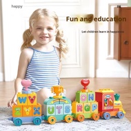 Alphabet Mini Train Building Blocks ABC A to Z Train Blocks Toys (60 Pcs)