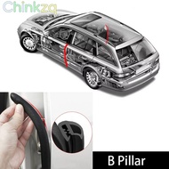 CHINKMY Car Door Edge Seal Strip, Waterproof Rubber B-Pillar Weatherstrip, Noise Reduction Soft Univ