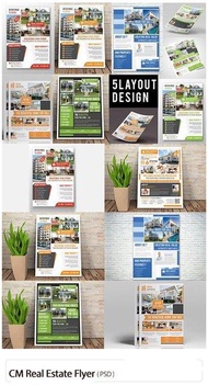 NEW PRODUK Template Desain Flyer Brosur Perumahan Property Real Estate