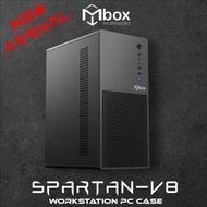 MBOX Mini Workstation Pc Casing With Psu 550w / USB 3.0 x 1 / 1 x 80mm Rear Cooling Fan (SPARTAN-V8)