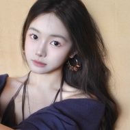 My Face Is Very Round 2025 French Retro Beaded Earrings Zen Atmosphere Smudge Earrings Girls My Face