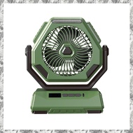 Camping Fan with LED Light Portable Rechargeable Auto-Oscillating 20000mah Desk Fan Cooling Fan with