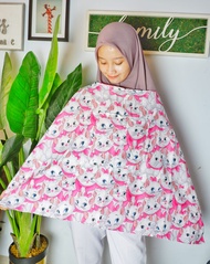 Shafiyyah.Sarban Celemek Apron Menyusui Motif Bolak Balik