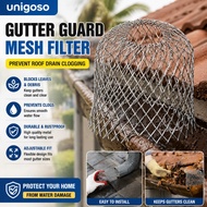 Adjustable Gutter Guard Mesh Filter Trap Leaves Debris Prevent Roof Drain Clogging
