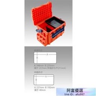 中壢鴻海釣具　明邦 BM-5000 黑色  橘色釣魚工具箱 工具盒