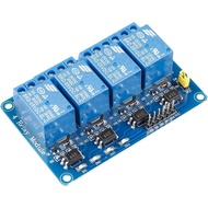 รีเลย์ 12V 4 Chanel Relay module with Optocoupler Isolation โมดูลรีเลย์ 12 โวลท์ 4 ช่อง 1 ชิ้น by ZE