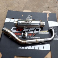 Creed Exhaust TR PRO SS Knalpot racing for NMAX AEROX155 BEAT FI VARIO 125 150 160 PCX MIO SCOOPY NO