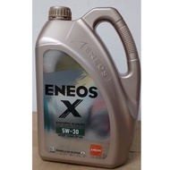 100% ORIGINAL ENEOS 5W30 Semi Synthetic Engine Oil ENEOS X SP/CF (4L) Minyak Hitam
