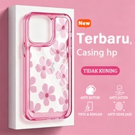 Bunga Premium Clear Simple Case Redmi 15C 15 Note 15 Pro + 5G Note 15 5G A7 Pro 13C 4G A5 12 11 A5 1